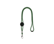 Verstelbare buisvormige lanyard met veiligheidssluiting in de nek kleur lichtgroen