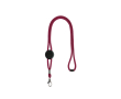 Verstelbare buisvormige lanyard met veiligheidssluiting in de nek kleur roze