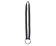 Lanyard-onderzetter met siliconen band, ideaal voor festivals kleur zwart
