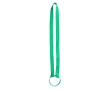 Lanyard-onderzetter met siliconen band, ideaal voor festivals kleur groen