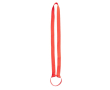 Lanyard-onderzetter met siliconen band, ideaal voor festivals kleur rood