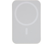 Gerecyclede powerbank 10.000 mAh met USB-C en draadloos 15 W kleur wit