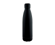 Druppelvrije fles van gerecycled RVS met matte afwerking 700 ml kleur zwart