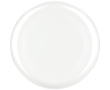 Massieve frisbee van gerecycled plastic met een diameter van 21 cm kleur wit