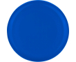 Massieve frisbee van gerecycled plastic met een diameter van 21 cm kleur blauw