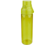 Stevige tritan drinkfles met kliksluiting en handgreep 750 ml kleur groen