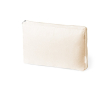 Gewatteerde laptophoes van GRS-gecertificeerd gerecycled katoen, 15” kleur naturel