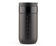 RVS thermobeker voor onderweg met klapdeksel Dopper 300 ml kleur zwart