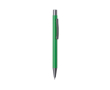 Voordelige pen van gerecycled aluminium met blauwe inkt Eco Alu kleur groen