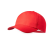 RPET-polyester pet voor kinderen met klittenbandsluiting kleur rood