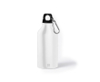 Kleine fles van gerecycled aluminium 400 ml Cruiser Recycled kleur wit