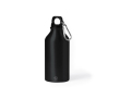 Kleine fles van gerecycled aluminium 400 ml Cruiser Recycled kleur zwart