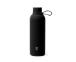 Thermosfles van gerecycled roestvrij staal 500 ml kleur zwart