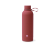 Thermosfles van gerecycled roestvrij staal 500 ml kleur donkerrood