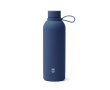 Thermosfles van gerecycled roestvrij staal 500 ml kleur marineblauw