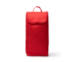 Ecologische schoentas met ademend gaas en gewatteerde bodem kleur rood