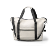 Multifunctionele tas van gerecycled katoen met schouderband kleur beige