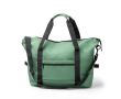 Multifunctionele tas van gerecycled katoen met schouderband kleur groen