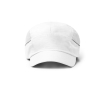 Sportpet met zijmesh en reflecterende band 100 g/m2 kleur wit