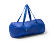 Opvouwbare sporttas van gerecycled plastic met rits kleur koningsblauw