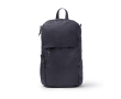 Ecologische waterafstotende rugzak met vakken en rits 9'' kleur marineblauw
