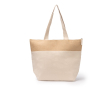 Koeltas van katoen en jute met isothermische binnenkant 280g/m2 kleur naturel