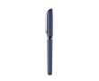 Rollerpen van plastic met matte afwerking en blauwe gelinkt kleur marineblauw