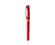 Rollerpen van kunststof met blauwe inkt kleur rood