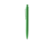 Balpen van gerecycled aluminium met details, blauwe inkt kleur groen