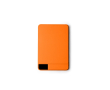 Magnetische powerbank van aluminium met snelladen 5.000 mAh kleur oranje