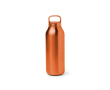 RVS thermosfles met doorschijnende schroefdop 500 ml kleur oranje