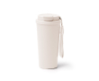 Thermosbeker van roestvrij staal met lekvrije deksel 500ml kleur beige