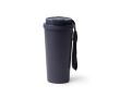 Thermosbeker van roestvrij staal met lekvrije deksel 500ml kleur marineblauw