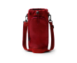 Eco kunstof flessendraagtas met verstelbare sluiting 2,5 L kleur rood