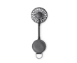 Handventilator met magnetische ring en 3 standen kleur zwart