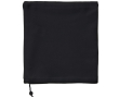 Fleece nekwarmer van polyester met elastische verstelband 200 g/m² kleur zwart