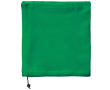Fleece nekwarmer van polyester met elastische verstelband 200 g/m² kleur groen