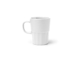 Keramische mok met matte afwerking 450 ml kleur wit