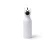 Thermosfles met kinderdesign en dop met dierenkop 450ml kleur wit
