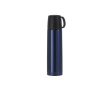 500 ml roestvrijstalen thermoskan met 130 ml bekerfunctie kleur marineblauw
