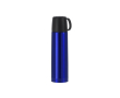 500 ml roestvrijstalen thermoskan met 130 ml bekerfunctie kleur blauw