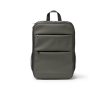 Laptoprugzak van synthetisch leer met dubbel compartiment 15'' kleur donkergroen
