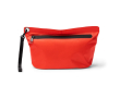 Waterdichte toilettas met rits en afneembare polsband kleur rood