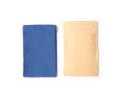 Lichte RPET-microvezelhanddoek met overlockrand 200 g/m2 kleur koningsblauw
