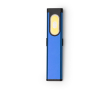 Ultraplatte dubbele zaklamp met magneet en clip, 3 standen kleur koningsblauw