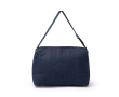 Koeltas van denim met isothermische binnenkant en handgreep kleur jeans blauw