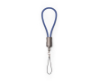 Sleutelhanger met USB-C-oplaadkabel en gegevensoverdracht kleur marineblauw