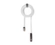 Opvouwbare USB-C-oplaadkabel met telefoonhouder 60 W kleur wit