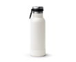 Fles van gerecycled roestvrij staal met openingsknop 480 ml kleur beige