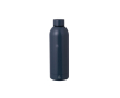 Gerecyclede roestvrijstalen fles in metallic kleuren 500ml kleur marineblauw